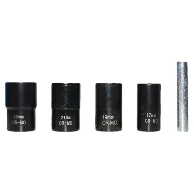 5-teiliges Werkzeug-Set Zum Entfernen Von Radmuttern – 17, 19, 21, 22 Mm, Für 1/2 Zoll Antrieb