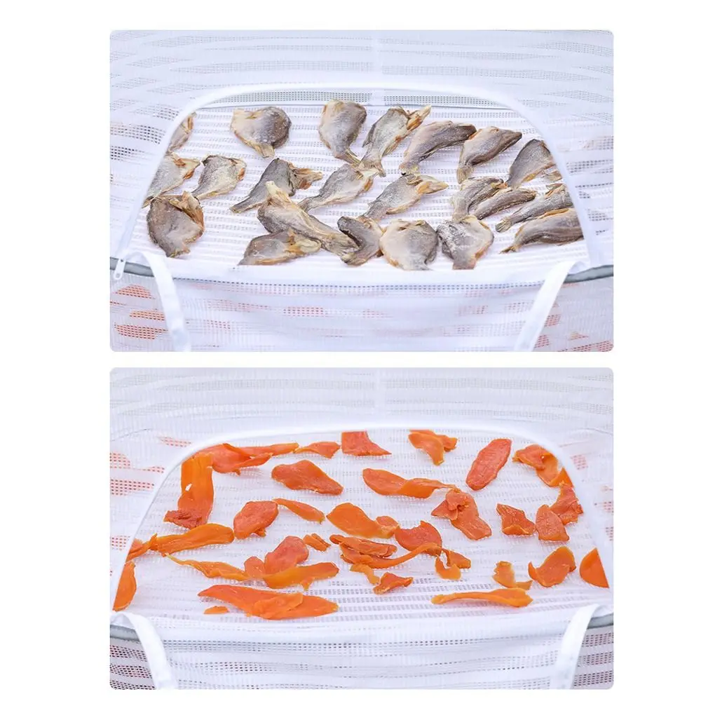 1/2/3층 건조 낚시 그물 휴대용 접이식 건조망 대용량 내구성 메쉬 옷걸이 건조대 캠핑용