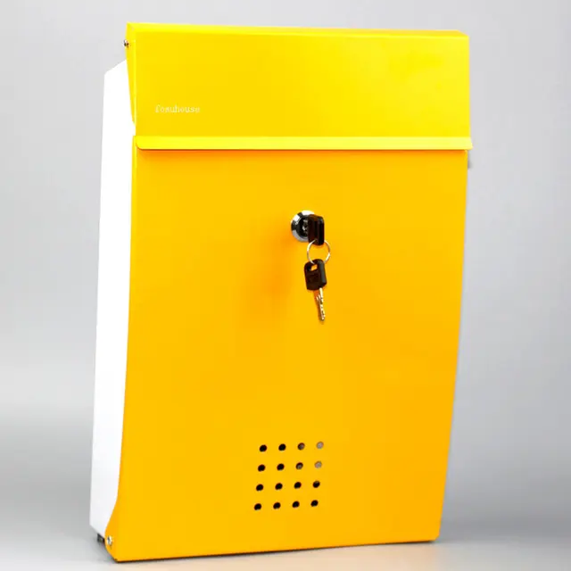 Creative Express File Storage Box Javaslat Kültéri Postafiók Családi Betűdoboz Függő Fali Dekoráció Jelszava Zár - Image 3