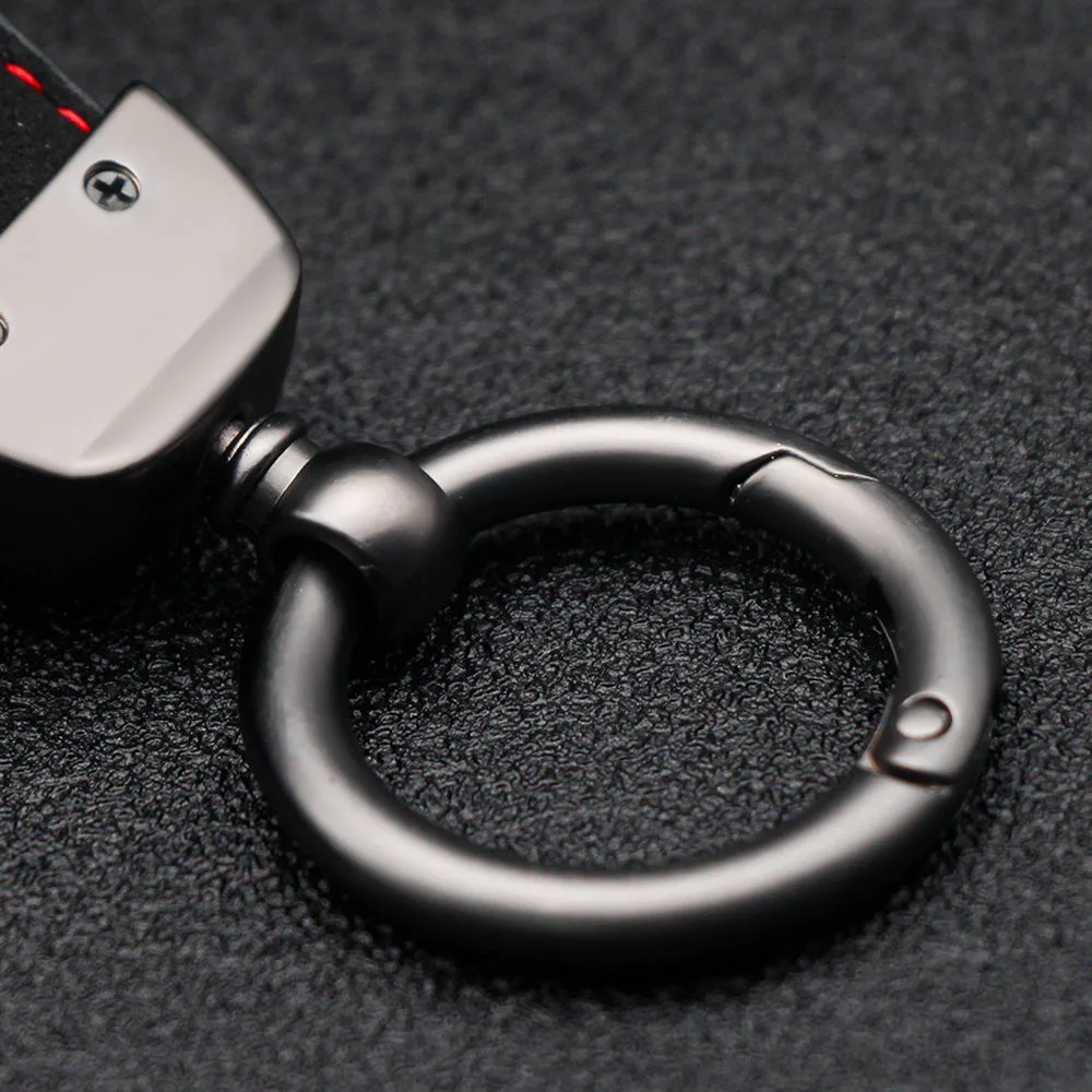Suede Leather Keychain Car Keyring For Peugeot 206 207 208 301 307 308 T9 406 407 508 2008 3008 5008 108 RCZ 607 4008 301