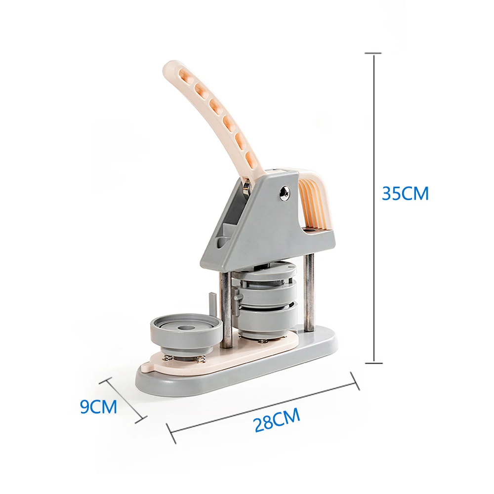 58mm Pin Badge Press Machine with Button Maker Supplies for Kids Friends button press