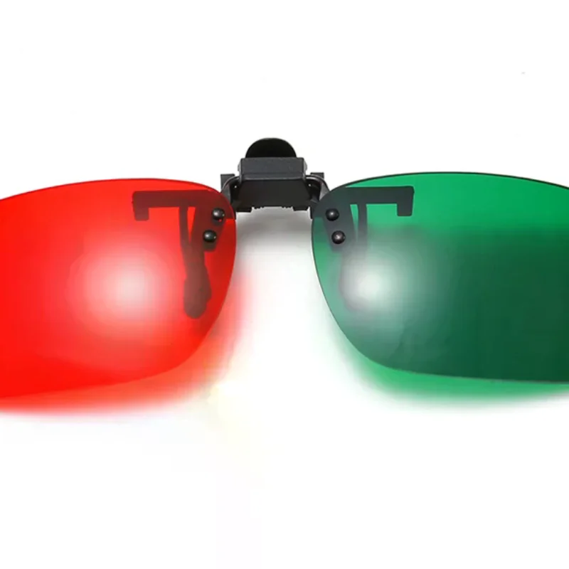 Anaglyph 3D Glasses with Black Frame for Enhanced Movie Experience