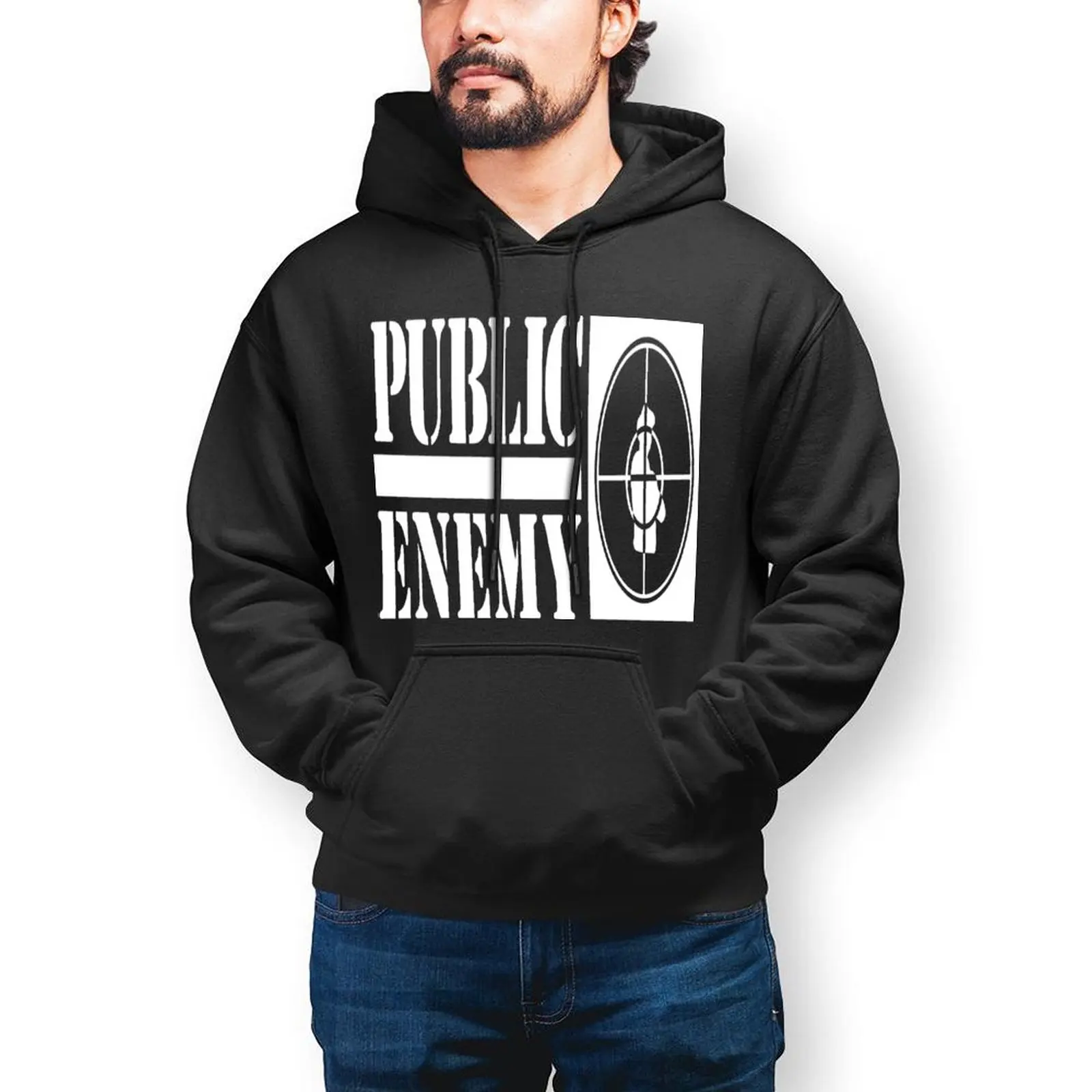

Уличная одежда в стиле общественного врага, толстовки, зимний симпатичный пуловер в стиле оверсайз с логотипом общественного врага, мужские хлопковые свитшоты в уличном стиле