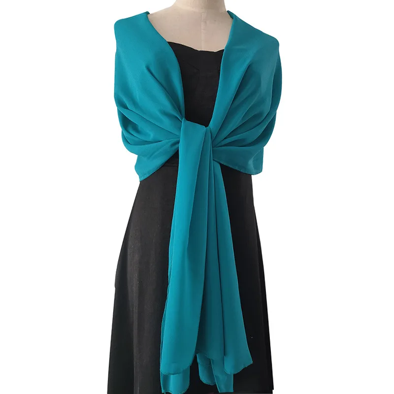 200cm*75cm Woman Wedding Wraps Bolero Chiffon Jacket Shrug For Bridal Party