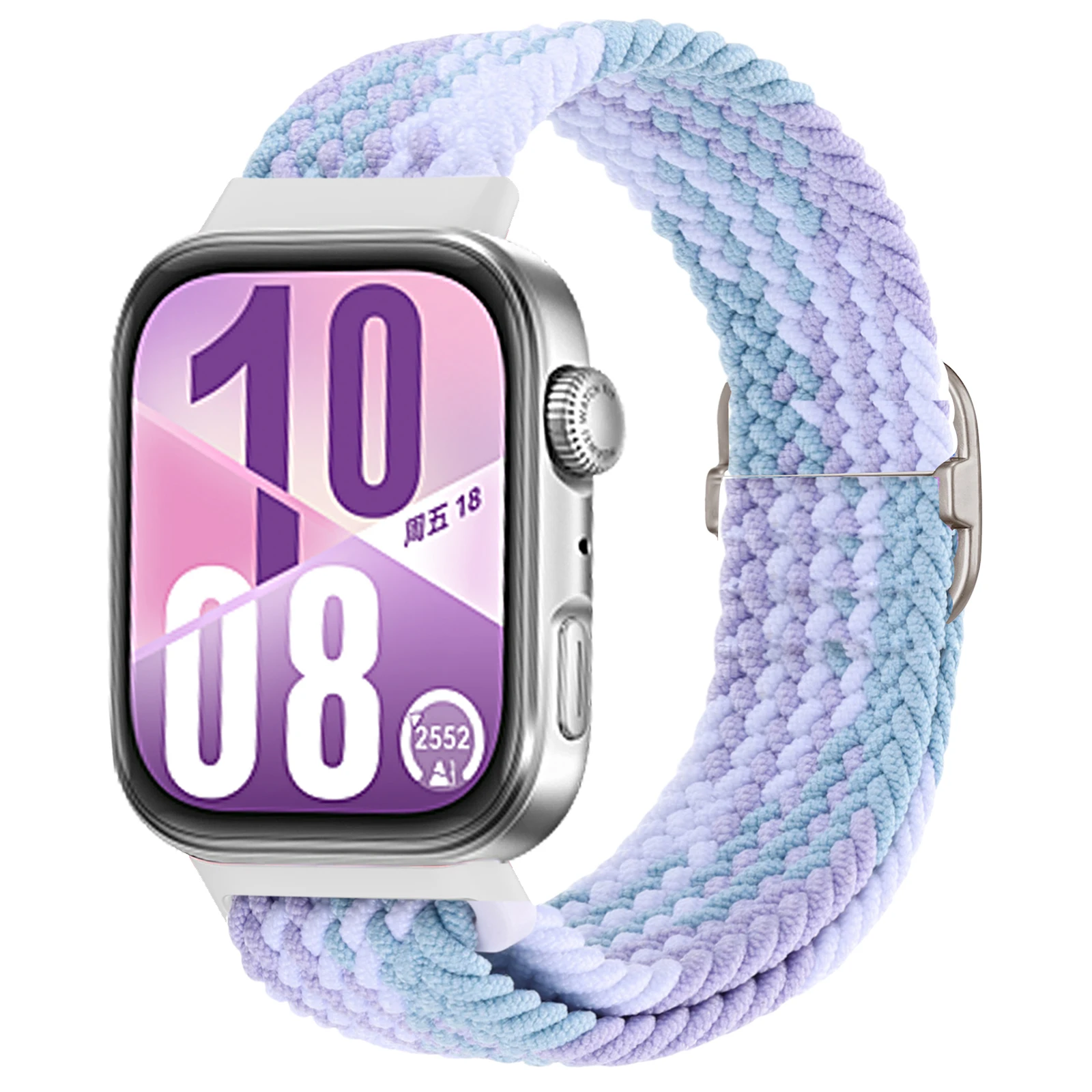 Braided Solo Loop Nylon Strap - Adjustable Sport Bracelet Accessory