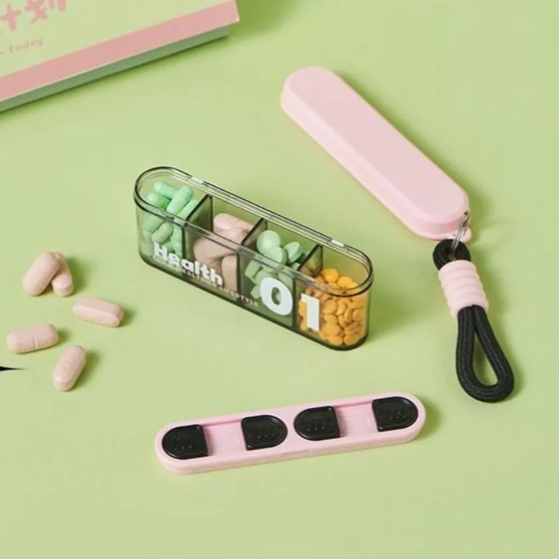 New Pill Organizer Weekly Sealed Medicine Box Convenient Portable Medicine Packaging Box  Mini Pill Storage
