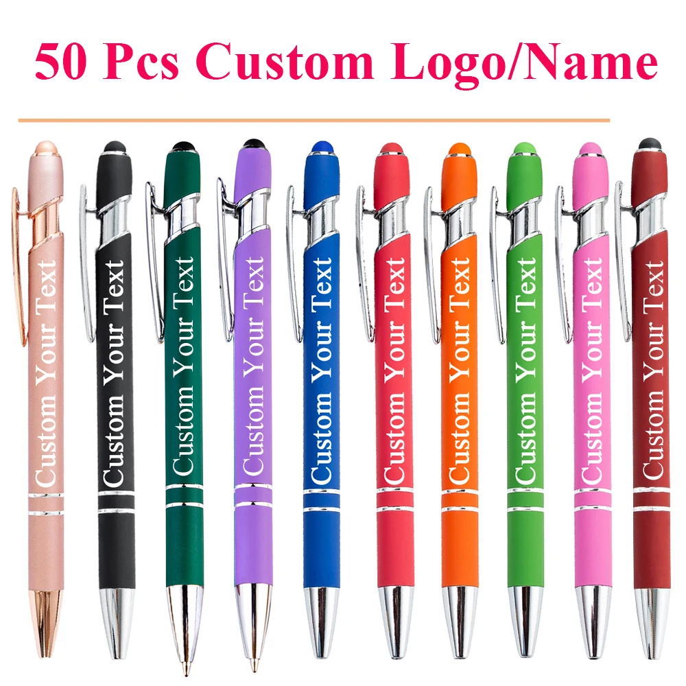 Personalized Rainbow 8-in-1 Name Pens Customized Retractable