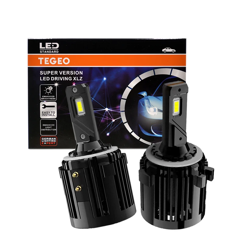 Tegeo 2pcs H7 Led Headlight Bulbs Low Beam Lights 110w 20000lm 6000k
