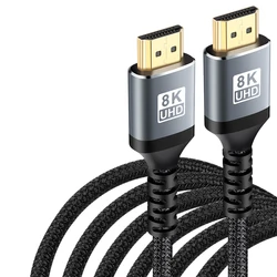 Premium Ultra High - Speed 48Gbps HDMI Cable - 8K HDR, 4K 120Hz, HDCP, Multiple Lengths Available - 7 m (Black)