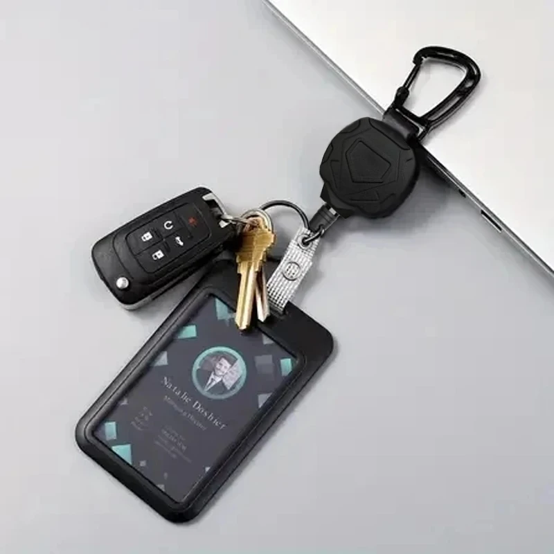 1 قطعة الثقيلة قابل للسحب شارة بكرة المفاتيح حزام...