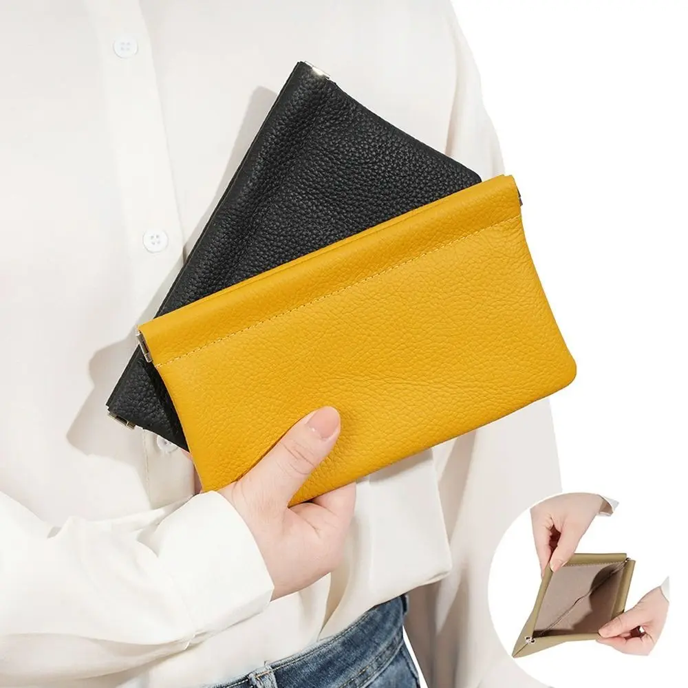 Elegant PU Leather Ultra-thin Wallet - Large Capacity Coin Purse & Card Holder