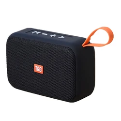 Portable Mini Wireless Bluetooth Speaker with TWS and HIFI Sound, TF Card & Radio Support (Style B black)