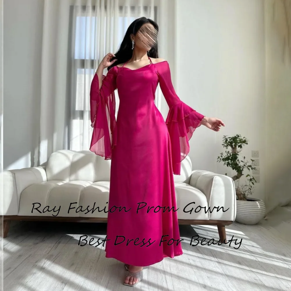 Simple A Line Prom Dress Satin Halter Neck With Off The Shoulder Tiered Ankle Knee Length Modest Party Gowns For Women eeqasn simple a line midi prom dresses white off the shoulder formal prom gowns pleats tea length cockail party dress customize