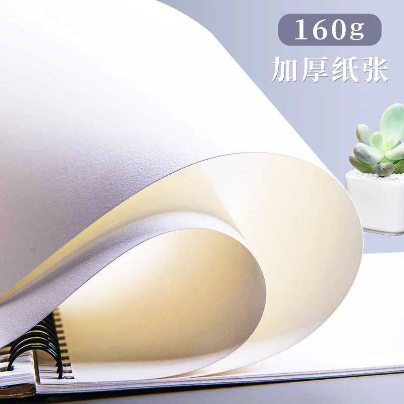 페이버 카스텔 스케치 북 사이드 나선형 바운드 패드, 산성 없는 아티스트 드로잉 페인팅 페이퍼, 어린이 성인 초보자용, 160g, 20 매