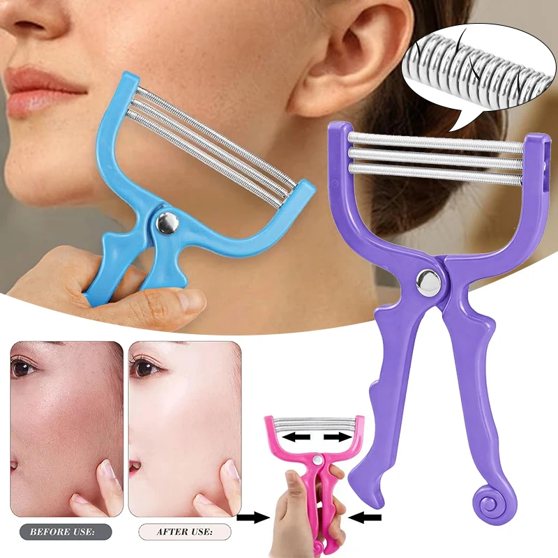 Epilatore Manuale di Alta Qualità per la Rimozione dei Peli del Viso, Strumento di Bellezza per la Depilazione a Filo per Donne e Adulti