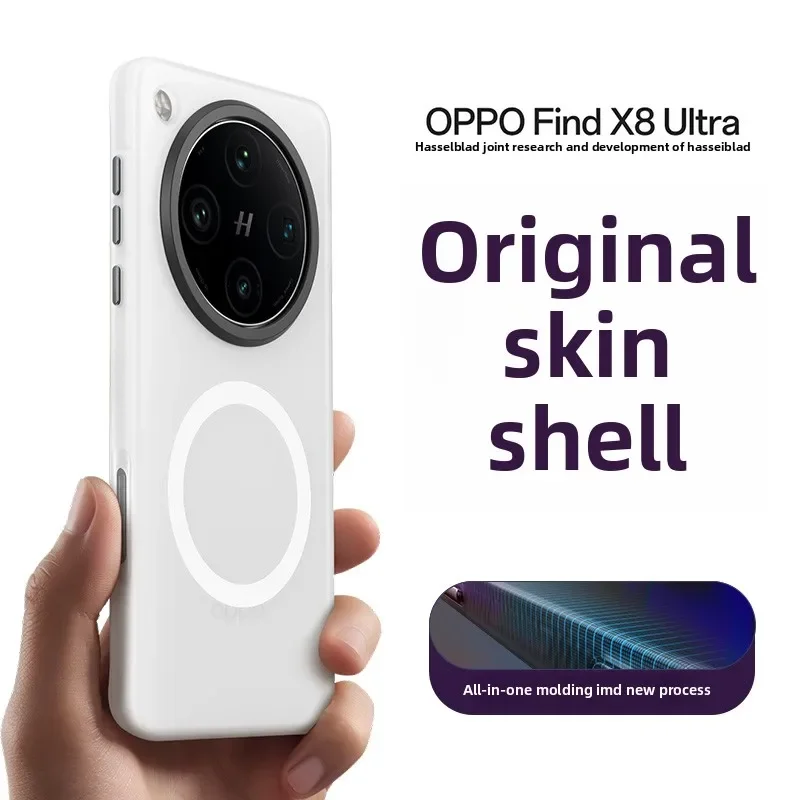 Luxury Matte Transparent Magnetic Case with Camera Protection