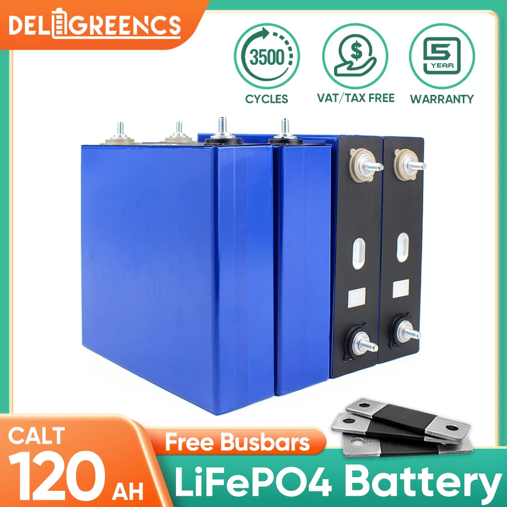 

CATL 120AH LiFePO4 Battery 12V Lithium Prismatic Phosphate LFP 24V 36V 48V Pack for Solar Energy Storage System ESS 100AH Cells