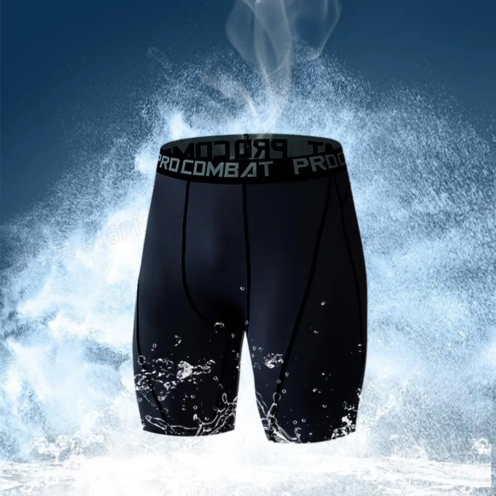 Sports Fitness Pants Men Gym Shorts Workout Tights Running Training Bottoming Shorts Compression Leggings Basketball Sportswear Sports Leggings