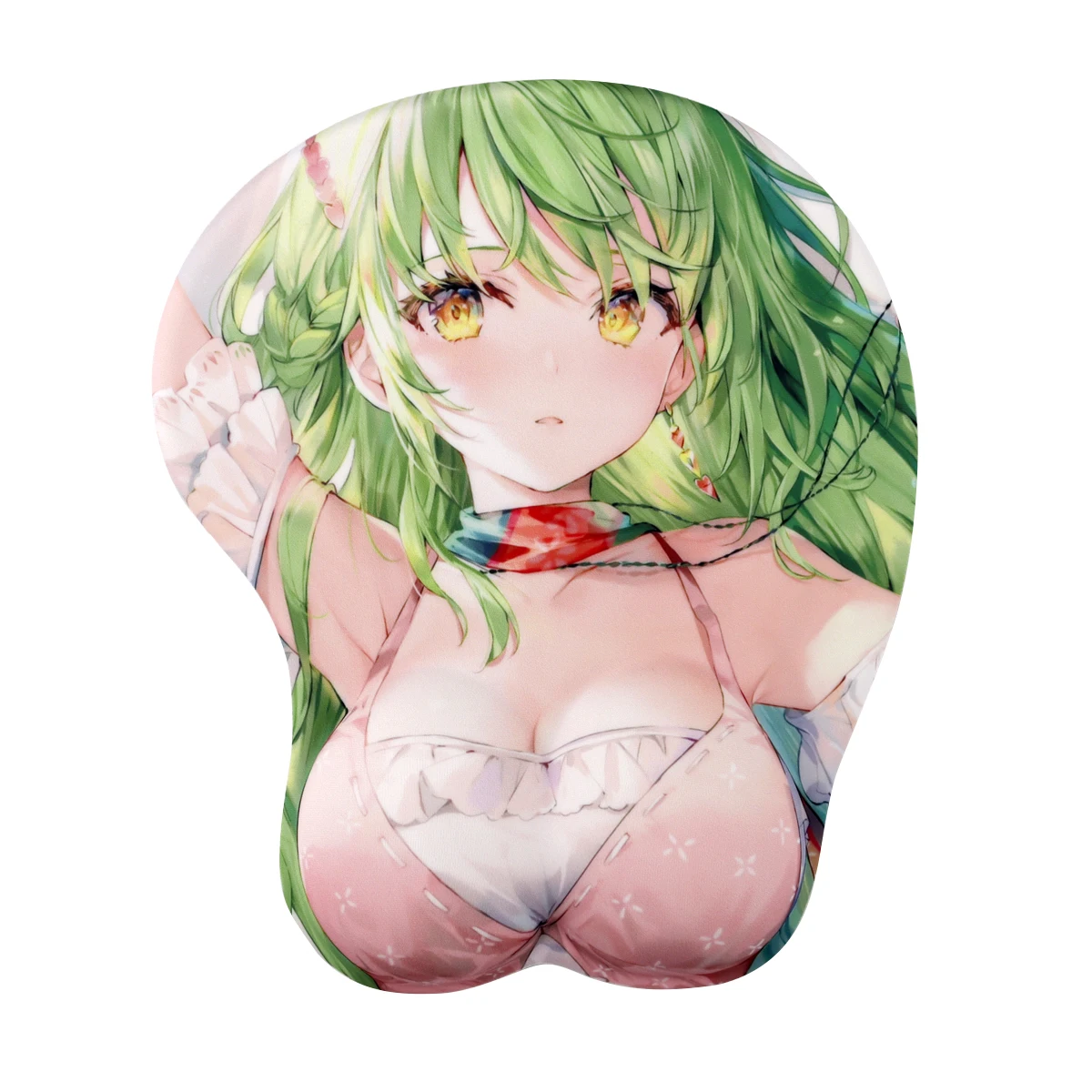 

Viviration Mousepad with Gel Wrist Support Ergonomic Rubber Silicone Soft Anti-Slip Gaming Mat Desk Carpet Wrist Rest Mausepads