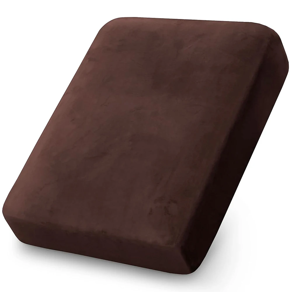 Weiche Samt-Sofabezüge Elastische Couchüberwürfe Luxuriöse Schlichte Wohnzimmer-Chaiselongue-Abdeckung Haustierfreundlich Abnehmbar Warm – Detail 18