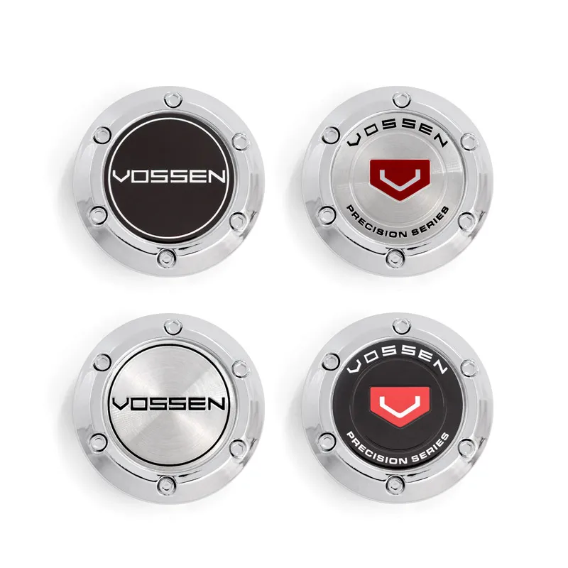 4pcs/lot 66mm Car Wheel Center Caps For Vossen Wheel Emblem Logo Dust