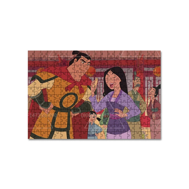 Disney Hua Mulan Princess 500 Pieces Flat Puzzles Colorful High Quality Jigsaw  Puzzle Relax Education Parent-child Game Toy - Puzzles - AliExpress