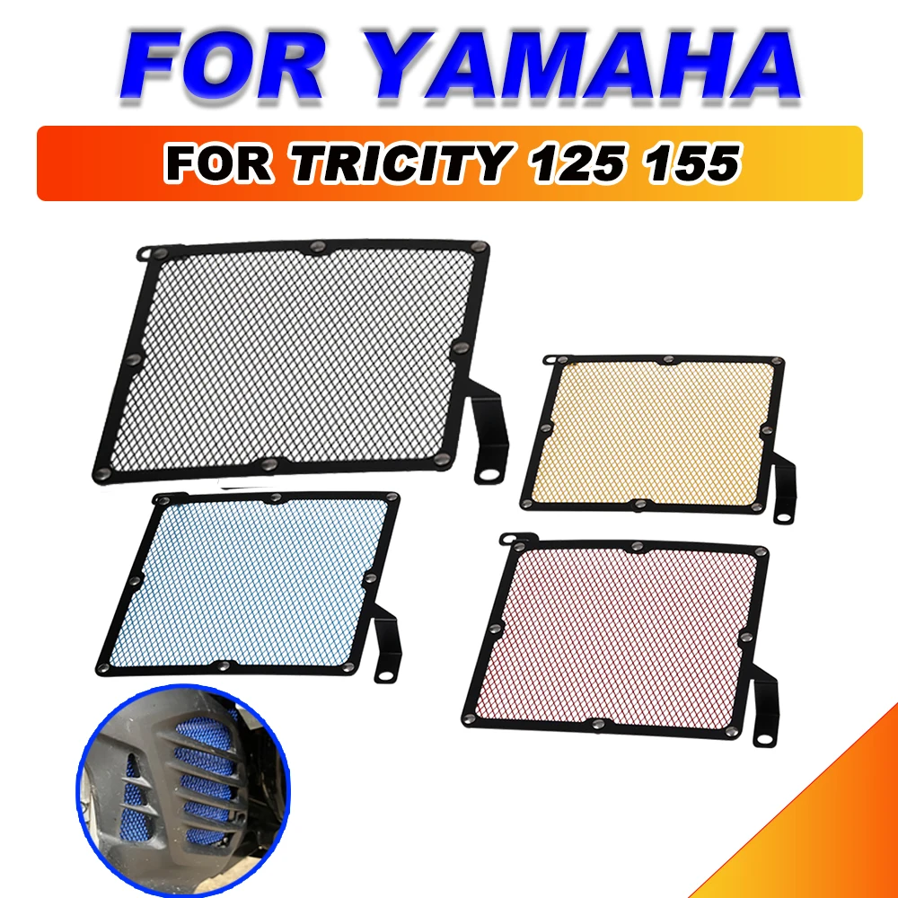 

Motorcycle Accessories Water Tank Net Protective Cover For Yamaha Tricity 125 155 2017-2021 Tricity155 Radiator Guard Grille