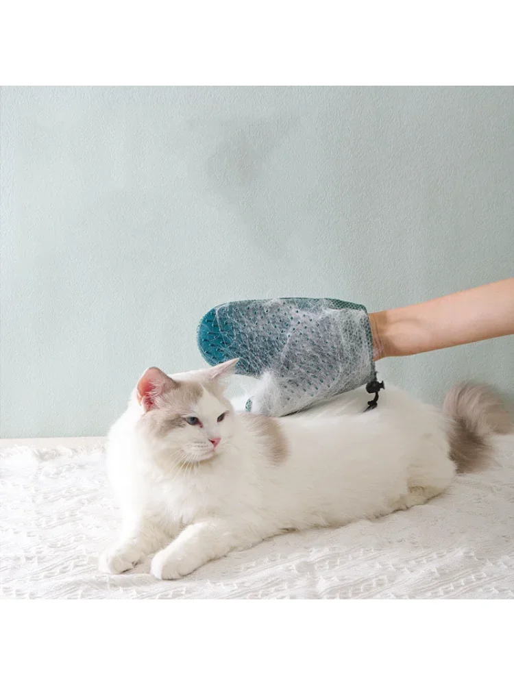 Upgrade 2 in 1 Cat Hair Remover Glove and Lint Remover for Clothing Pet Dog Grooming Glove Brush Efficient Pet Hair Mitt Pet Grooming Gloves,Pet Hair Remover Gloves