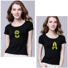 

Women T-shirt Harajuku Road Sign Letters Fashion Short Sleeve Girl Graphic T-shirt Female Y2K Lady O-neck T-shirts Women's Tees