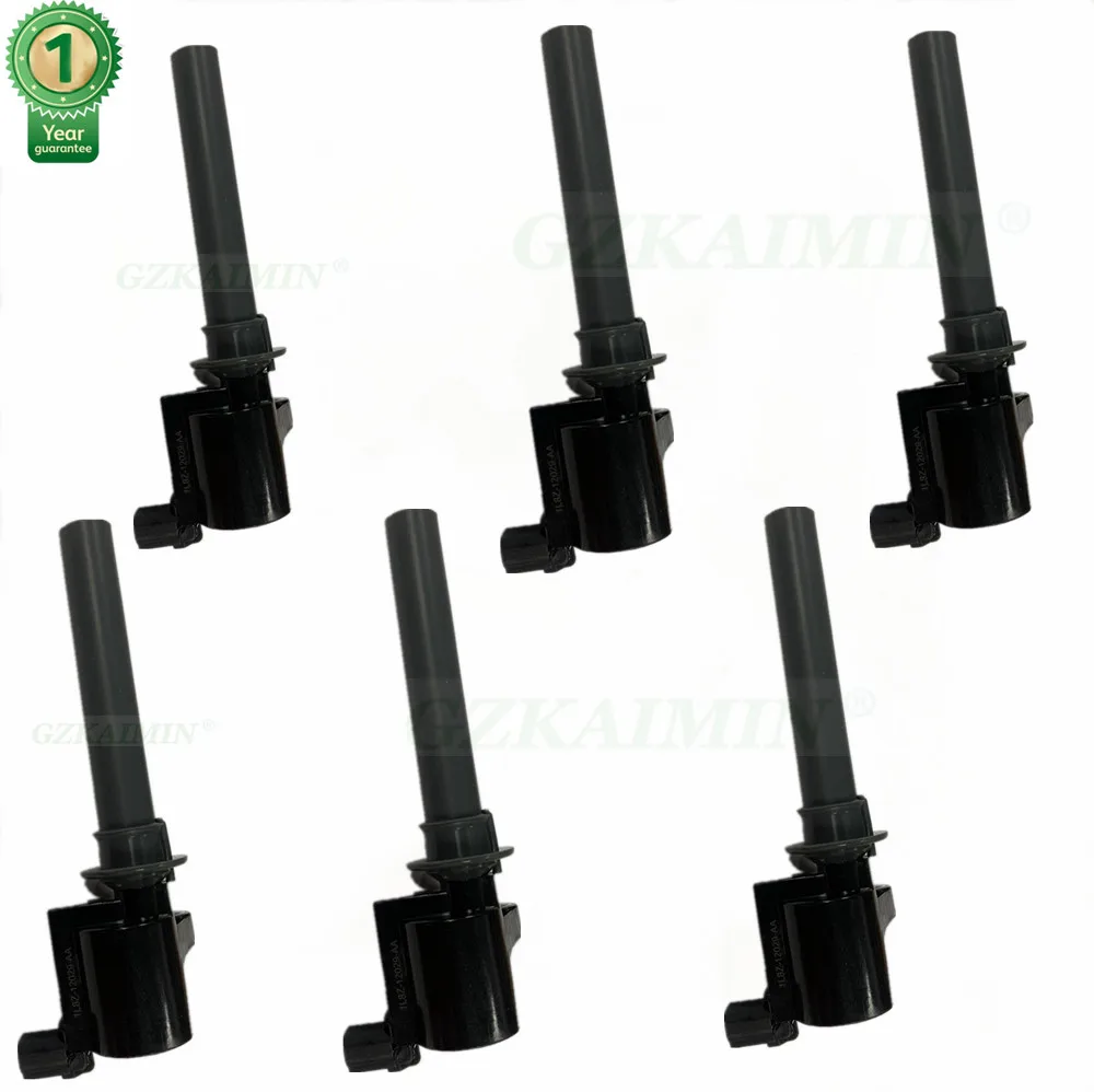 

6 катушка зажигания OEM 1L8Z-12029-AA 1L8Z12029AA для 01-04 для Ford Escape V6 FD502