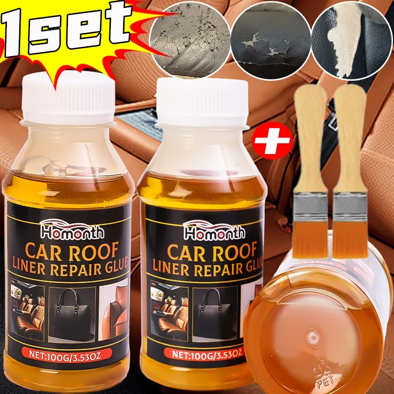 Car Headliner Fabric Glue Artificial Leather Glass All-Purpose Wooden Crafts Adhesive Quick Drying Cloth Roof Repair