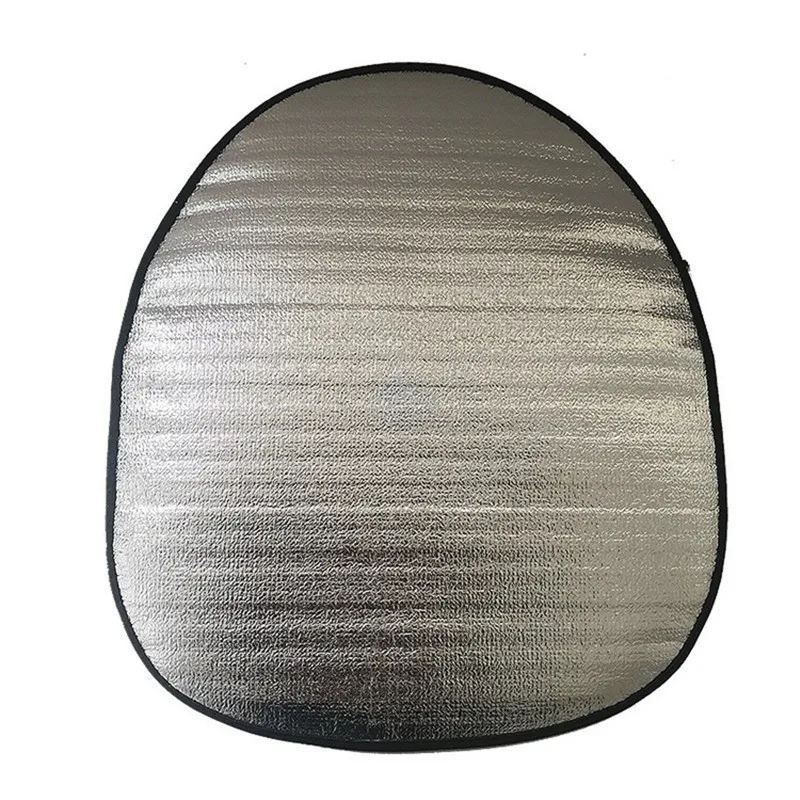 Car Steering Wheel Sun Shade Cover Silver Aluminum Film