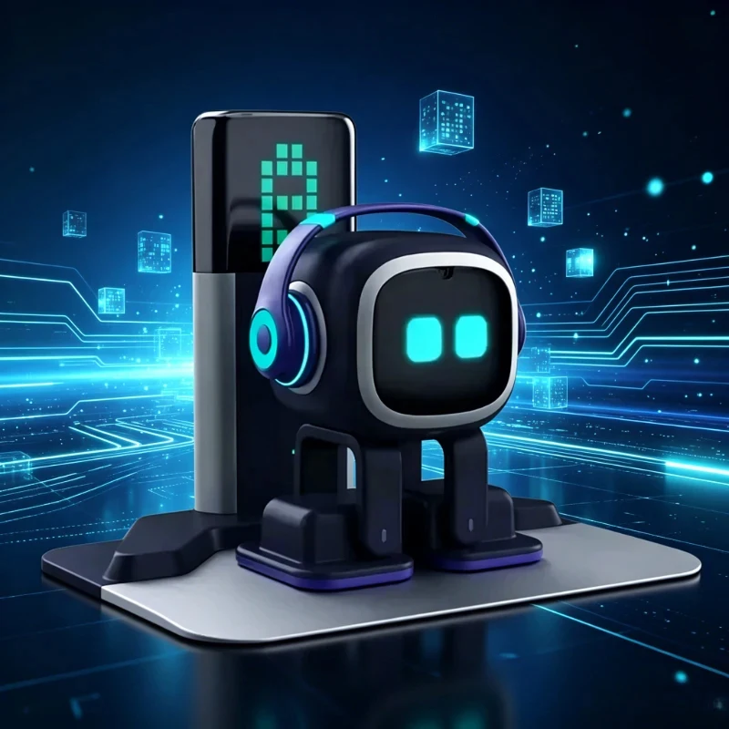Robot Ollie, Robot Compagno Intelligente con Percezione Emotiva, Robot AI Interattivo al Tocco con Feedback sulle Emozioni per la Casa - immagine 2