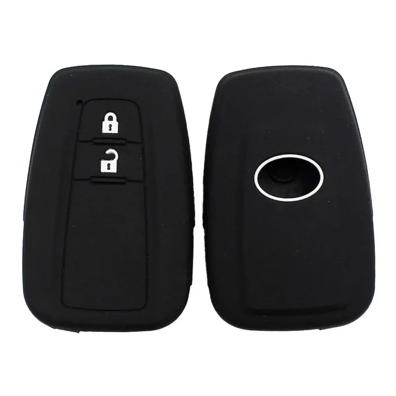 Silicone Key Case for Toyota Camry CHR Corolla RAV4 Avalon Land Cruiser Prado Prius Remote Cover Fob key case cover key case