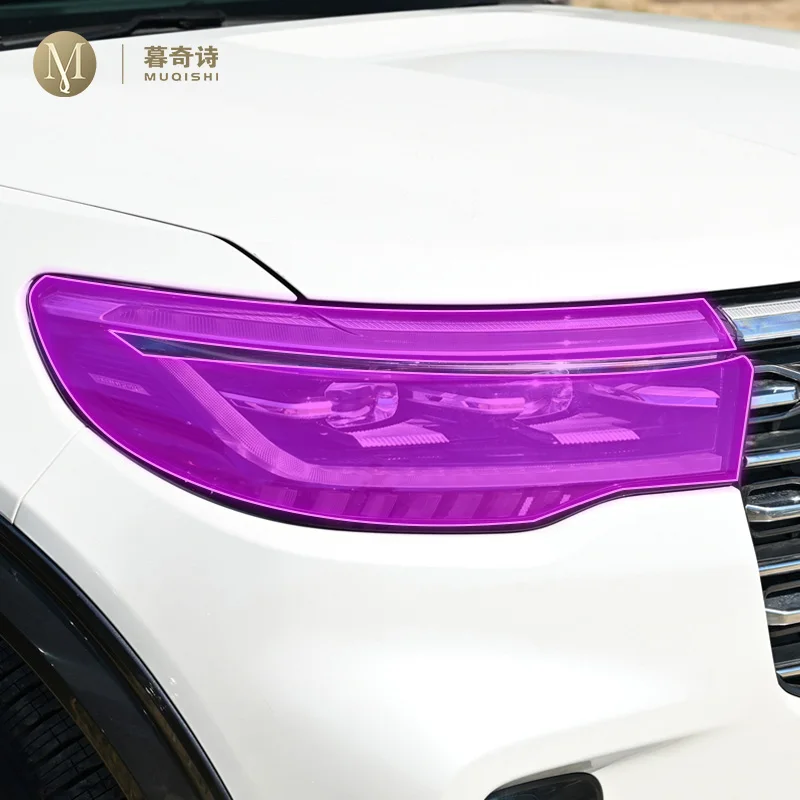 

Для Ford EXPLORER 2023-2024 автомобильные наружные фары PPF Защитная пленка для краски против царапин ремонт ТПУ пленка прозрачная