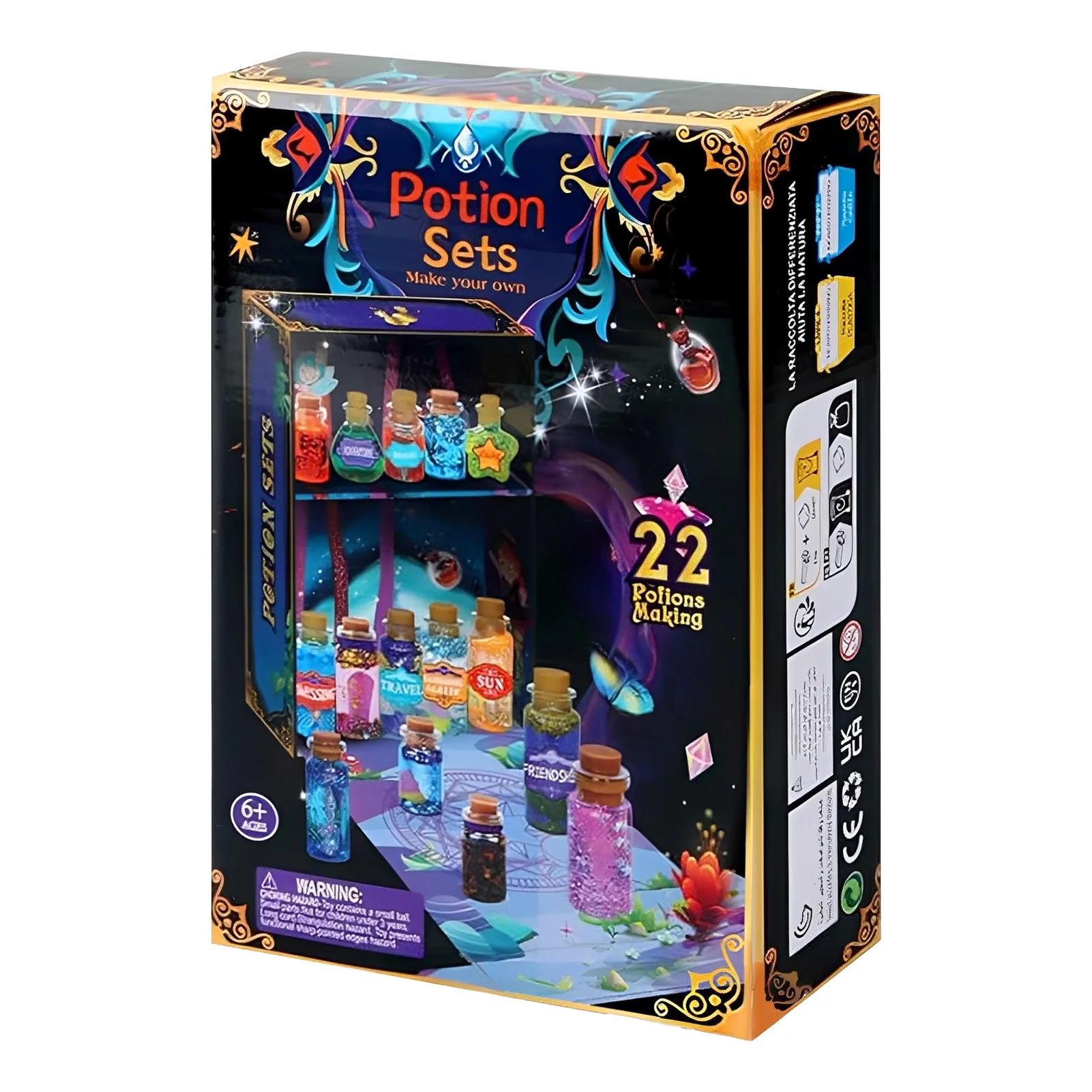 ערכת ניסויים מדעיים לילדים DIY ערכת צעצועי פושן קסם קופסא צבעונית ניסויים כימיים חינוכיים לילדים