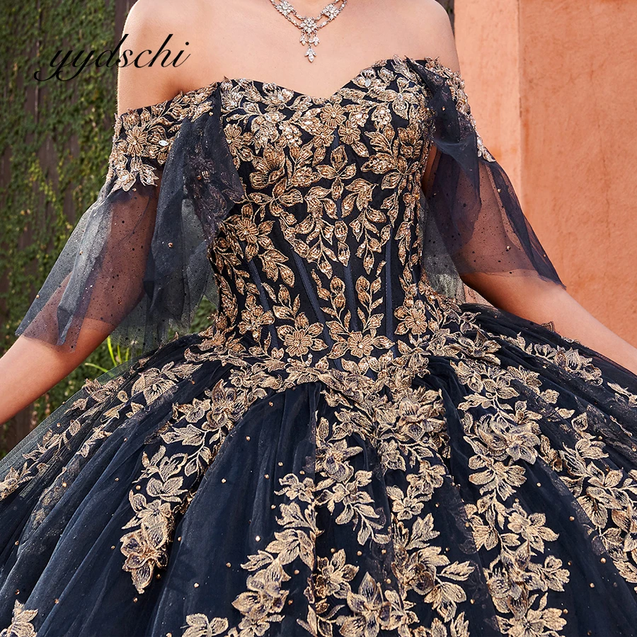 

Pearl Quinceanera Dresses Party Elegant Sequine Tulle Embroidery Applique Evening Prom Dresses for Women Beading 2023 Ball Gown