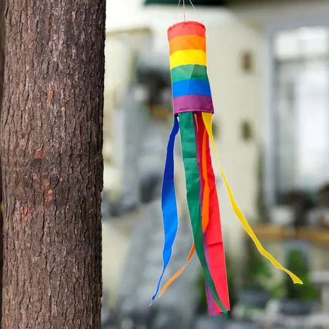 Multolor Windsock Dekorációk Megbízható Streamers Hosszú Farok Zászló - Image 4