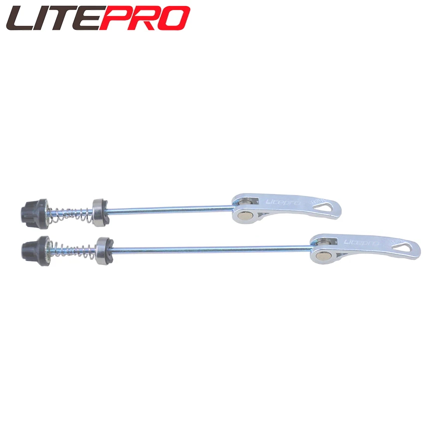 Litepro 접이식 자전거 바퀴 꼬치, 알루미늄 합금 퀵릴리즈 레버, MTB 산악 자전거 휠셋, QR 로드