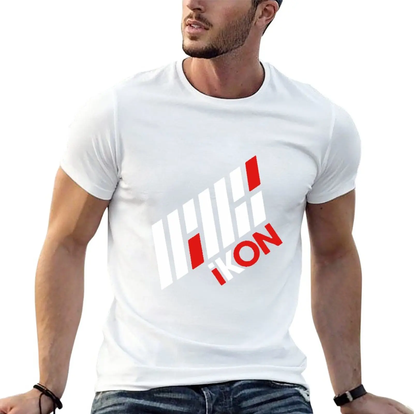 

New IKON LOGO T-Shirt Short sleeve tee summer clothes mens t shirt