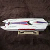 RC Cat Ship Electric Remote Control Boat Model Finished Toy Gift Racing Boat Model Finished White Small Ghost Speed Boat 3