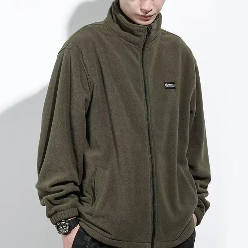 

Polar fleece jacket men's fleece simple