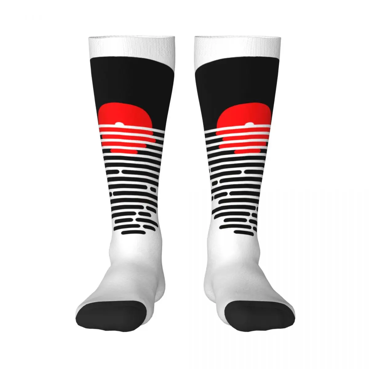 

Vinyl LP Music Record Sunset 3 Adult Stockings Classic High elasticity Contrast color socks Novelty INS style Elastic Stockings