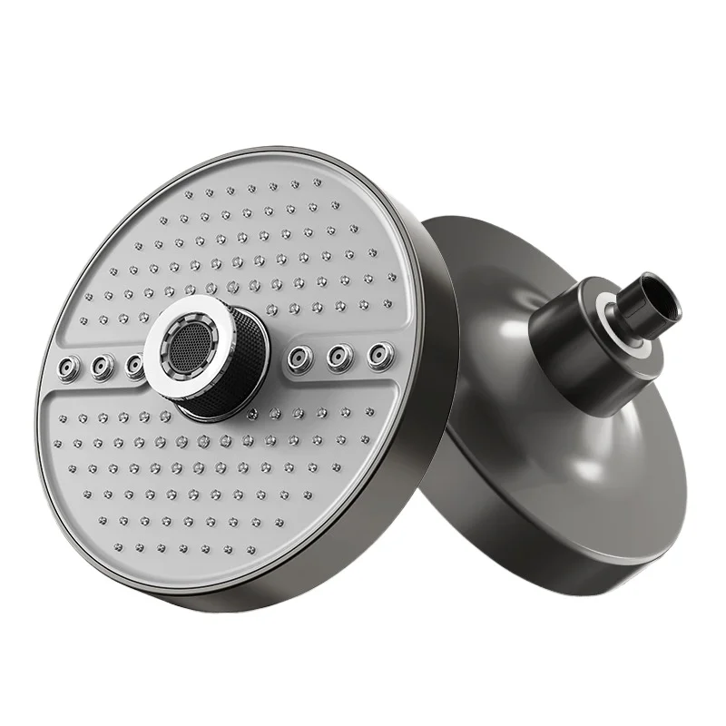 Adjustable Rainfall Shower Head 5 Modes Big Panel High-pressure Large Flow Top Spray 175mm Ceiling Mounted Supercharge Shower
