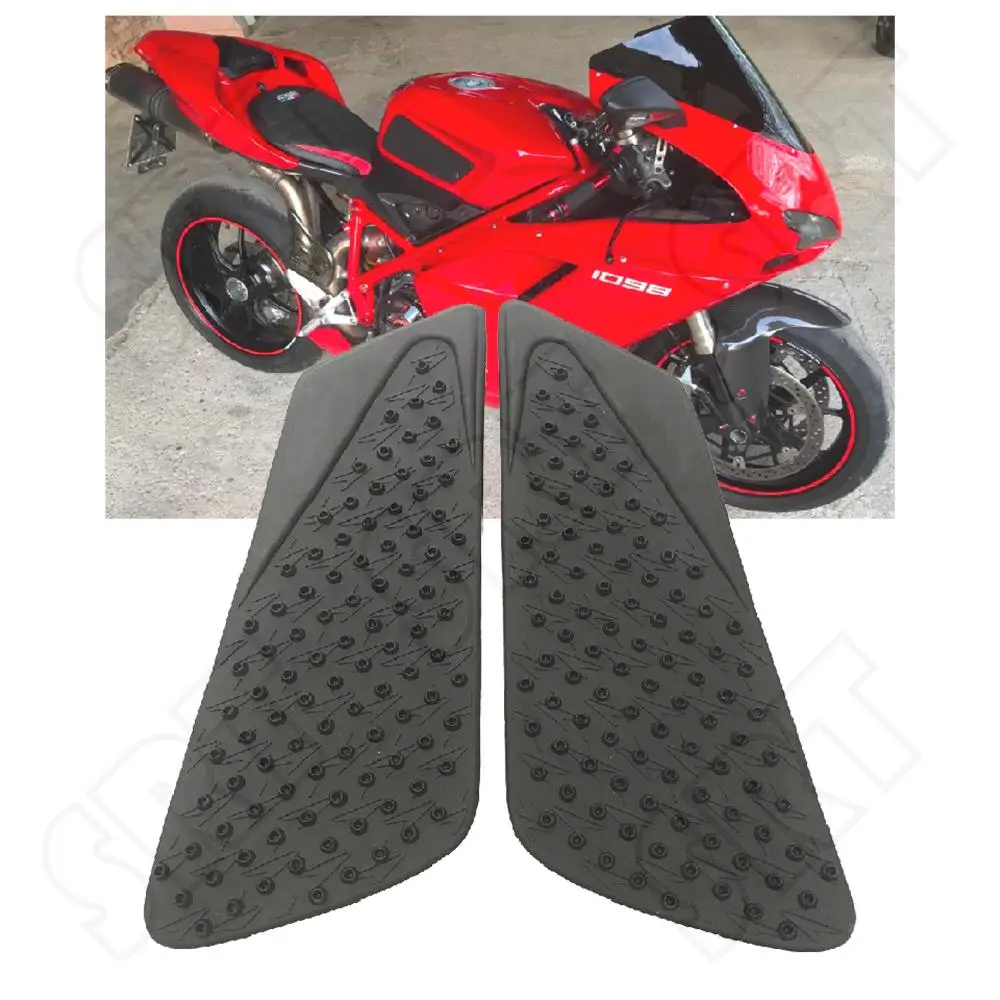 Fits for Ducati 1198 1098 EVO 848 1100 1100S Streetfighter Motorcycle Tank Pad Side Knee Traction Grip Pads Anti Slip Sticker motorcycle tank pad side knee traction grip pads anti slip sticker fits for aprilia rsv4 r rr rf 1100 factory 2010 2020