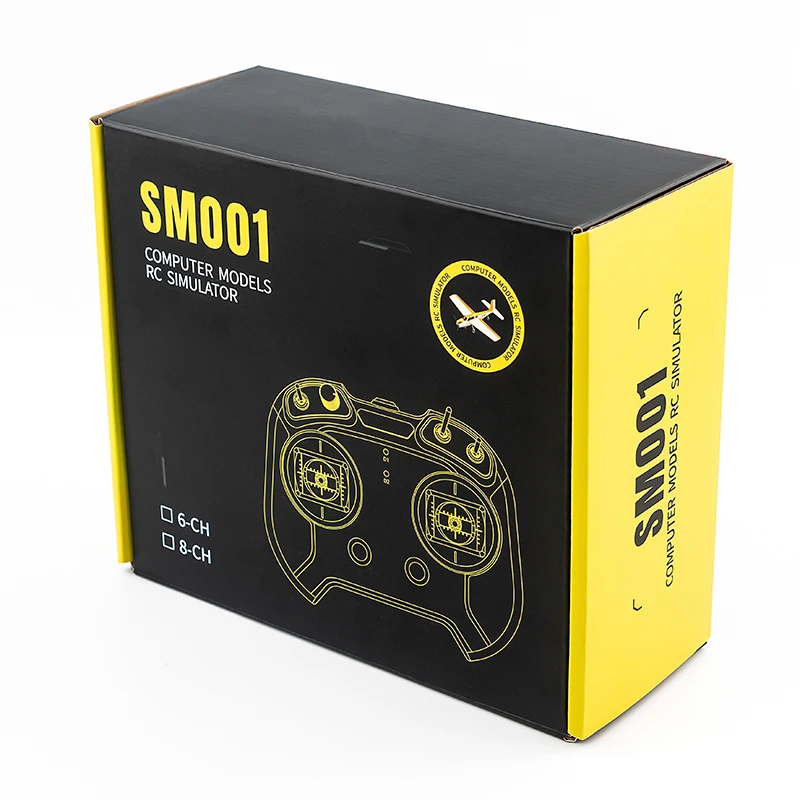 Flysky SM001 Simulateur RC 8CH - Noir, Cyan, Rose - Compatible Aerofly, PhoenixRC