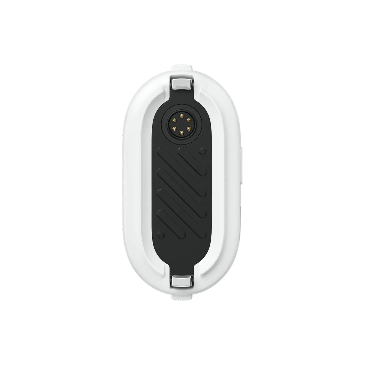 Pack batterie Insta360 GO 3/GO 3S inséré dans la caméra GO 3S, prêt à l'emploi. Achetez le Pack Batterie Insta360 GO 3/GO 3S - Autonomie Prolongée.