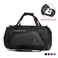 Gym Sports Bag With Waterproof Travel Fitness Bag Durable Multifunctional Men's Training Handbag Outdoor Sporting Swimming Tote  2