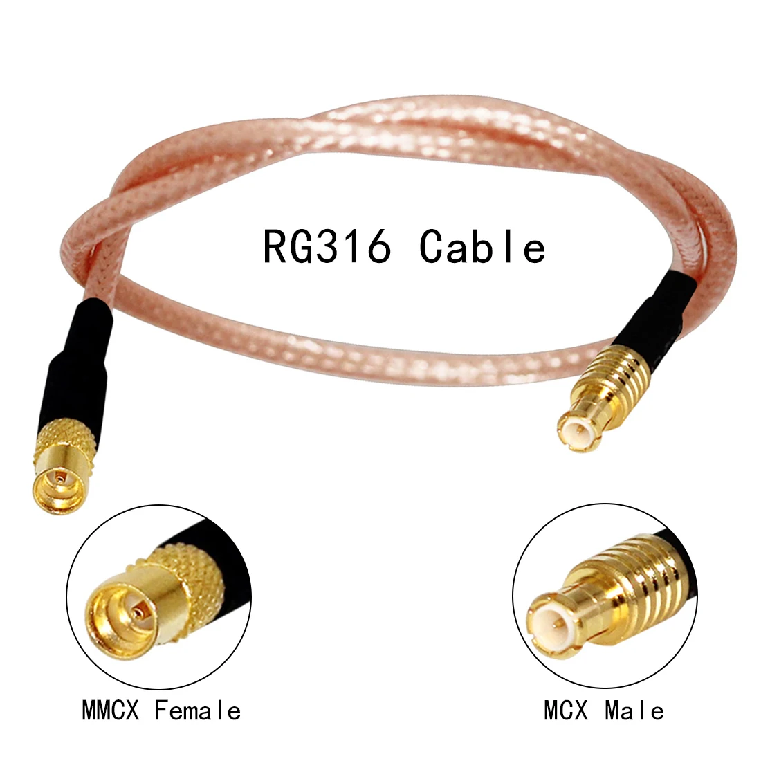 

Wireless Modem Cable MCX Male To MMCX Female Straight Pigtail Adapter RG316 10cm/15cm/30cm/50cm Wholesale New