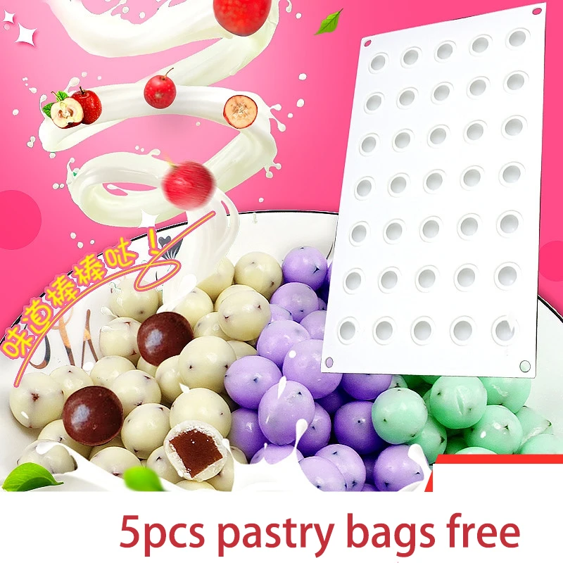 Chocolate Truffle Silicone Molds Silicone Cake Decorating Tools 35